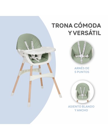 Trona para bebé Mika Verde