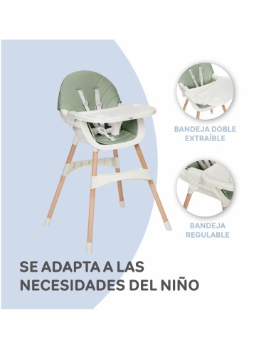 Trona para bebé Mika Verde