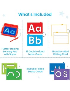 Pizarra sensorial para trazar letras 2