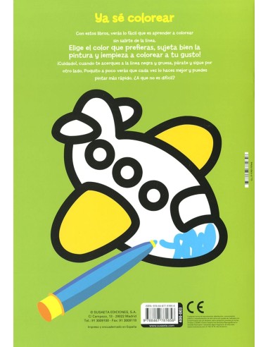 Ya sé colorear 2-3 años