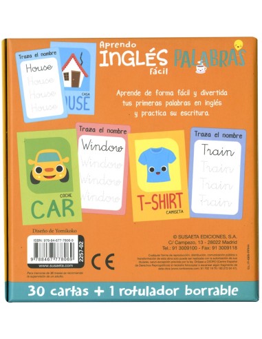 Aprendo inglés fácil. Palabras