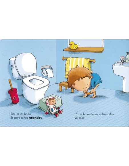 Voy al baño solo!