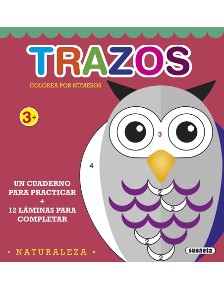 Colorea por números: naturaleza