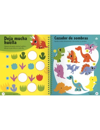 Juega, Escribe y Borra  Dinosaurios