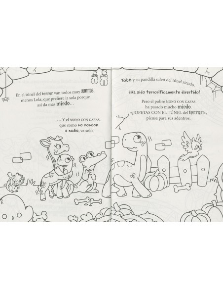 El dino Totó en el parque de atracciones