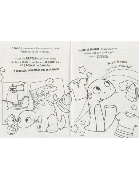 El dino Totó quiere ser pirata