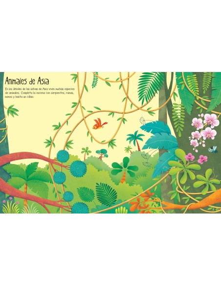 Mi libro de pegatinas La Selva