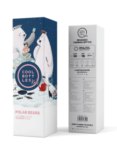 The Kids Bottle - Polar Bears 350ml 2