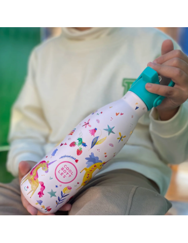 The Kids Bottle - Funny unicorns 350ml