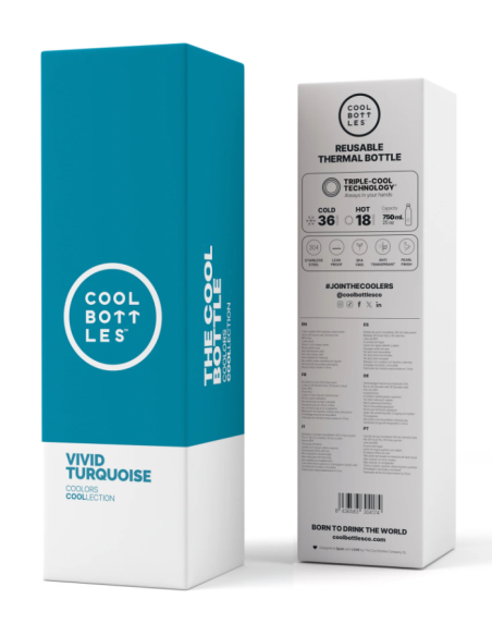 The Bottle - Vivid Turquoise 750ml NEW