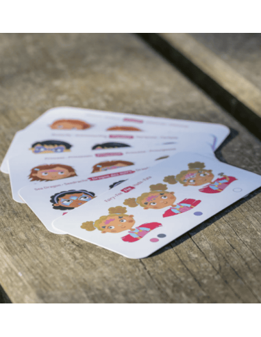 Paleta de pintura facial de 6 colores - Mundos encantados / Namaki