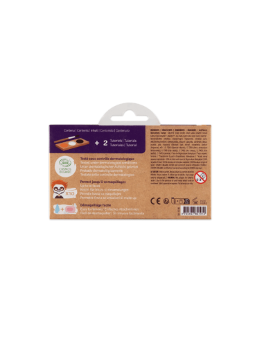 Paleta de pintura facial de 3 colores - Calabaza y Esqueleto