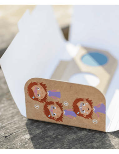 Paleta de pintura facial de 3 colores - Princesa y Unicornio