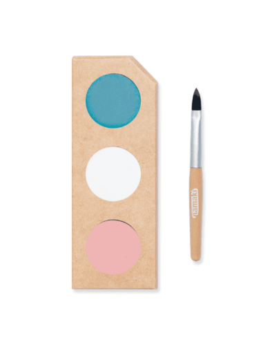 Paleta de pintura facial de 3 colores - Princesa y Unicornio