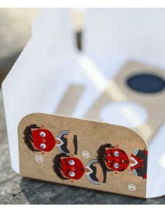 Paleta de pintura facial de 3 colores - Diablo y Araña 2