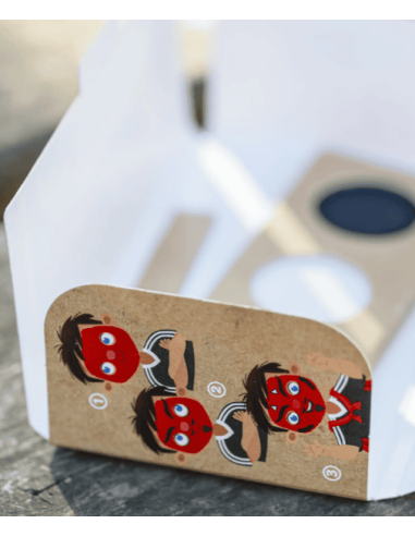 Paleta de pintura facial de 3 colores - Diablo y Araña