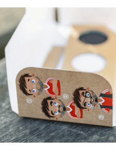 Paleta de pintura facial de 3 colores - Pirata y Mariquita 2