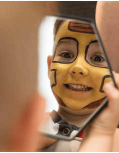 Paleta de pintura facial de 3 colores - Ninja & Superheroes 2