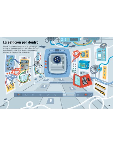 Mi libro de pegatinas  El espacio