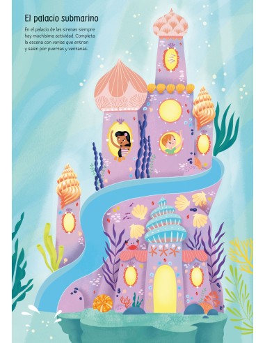 Mi libro de pegatinas  Sirenas