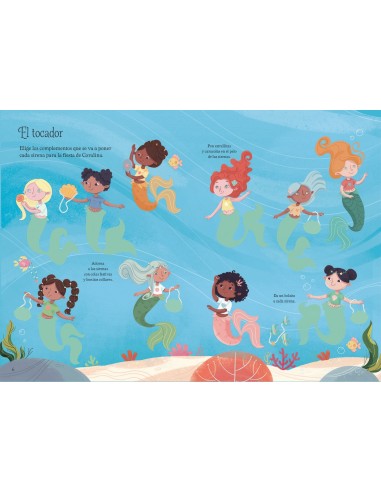 Mi libro de pegatinas  Sirenas