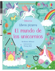 Libro Pizarra El mundo de los unicornios