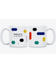 Taza "Profe, dejas huella"