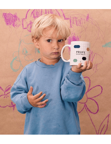Taza "Profe, dejas huella"