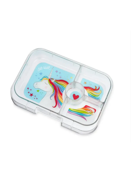 Fiambrera Yumbox Panino 4 secciones - Pink Unicornio