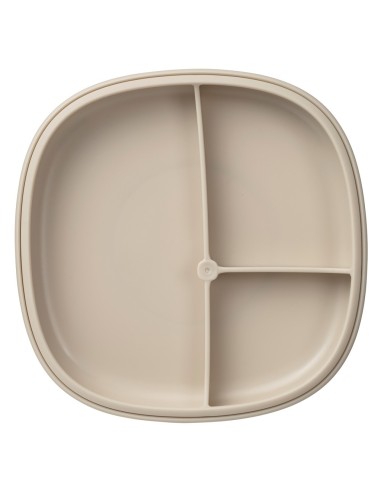 Plato 2 en 1 con ventosa y compartimentos extraíbles B.Box - Latte