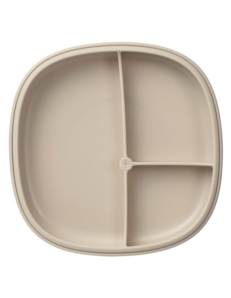 Plato 2 en 1 con ventosa y compartimentos extraíbles B.Box - Latte