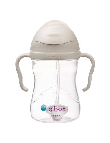 Taza con pajita flexible con pesa B.Box - Latte
