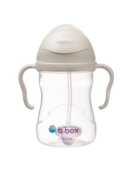 Taza con pajita flexible con pesa B.Box - Latte