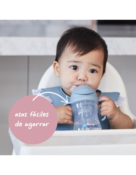 Taza con pajita flexible con pesa B.Box - Latte