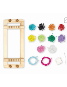 13 Joyas Pop De Cuentas Y Un Telar Para Tejer 2