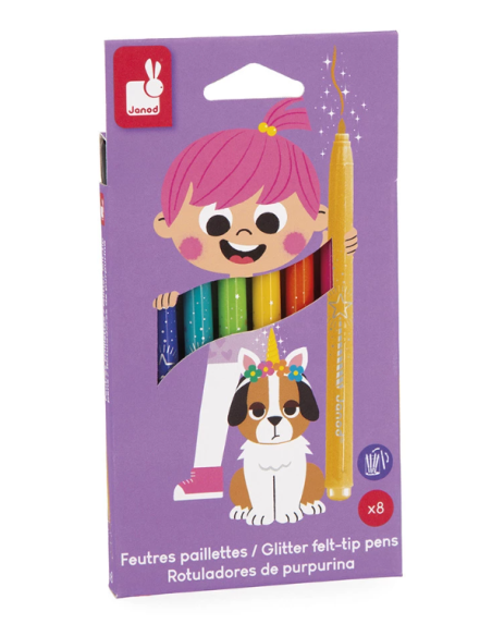 Rotuladores de purpurina x8