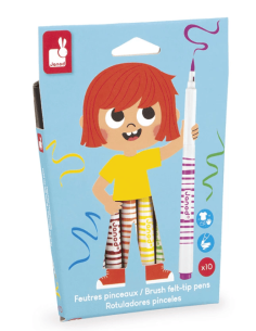 Pinceles de fieltro x10