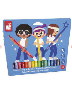 Rotuladores de larga duración x18