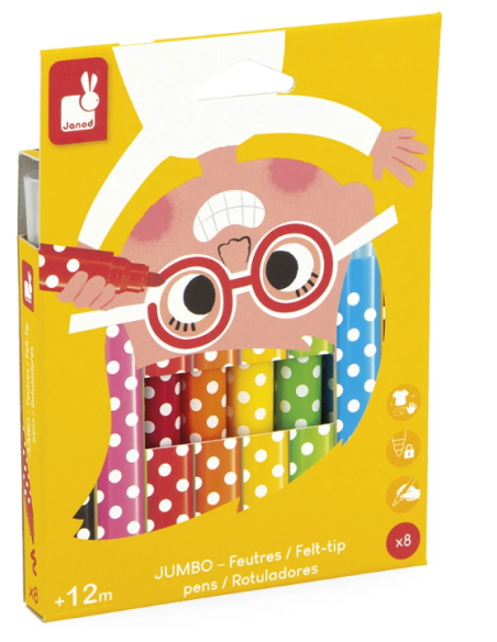 Rotuladores Jumbo x8
