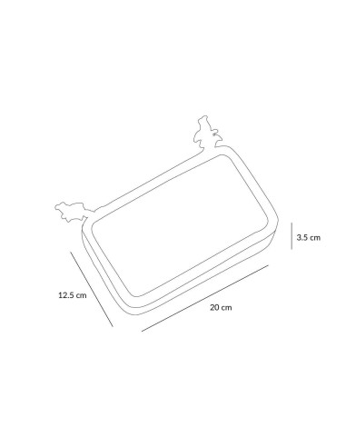 Estuche Plumier Doble Magical Forest