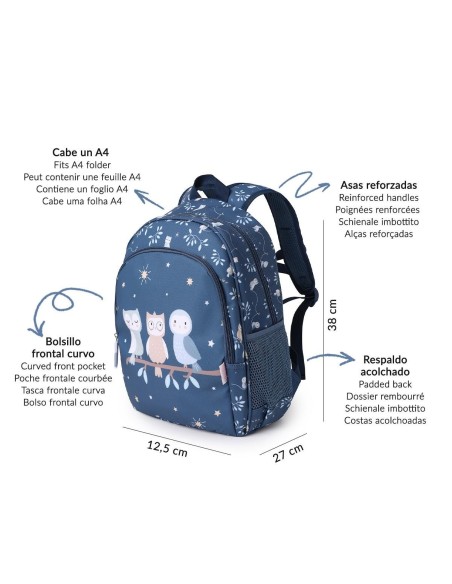 Mochila mediana  Magical Forest