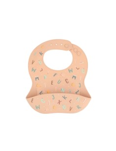 Babero Silicona  Funny Letters