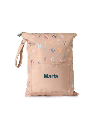 Bolsa impermeable grande   Funny Letters
