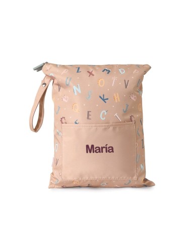 Bolsa impermeable grande   Funny Letters