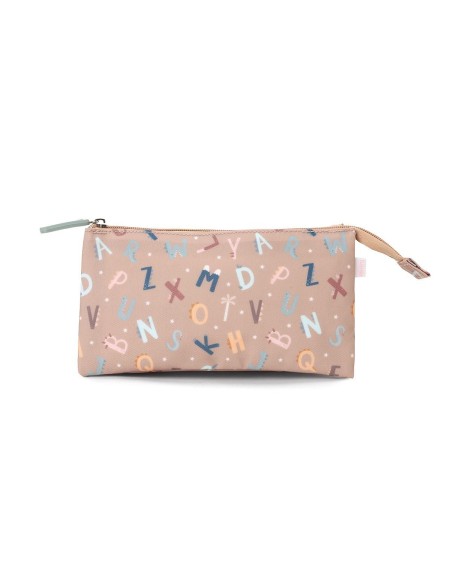Estuche 3 compartimentos   Funny Letters