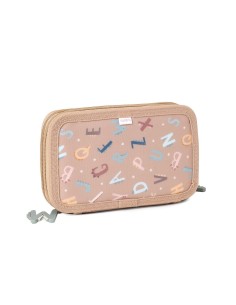 Estuche Plumier Doble  Funny Letters
