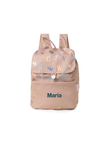 Mochila tela pequeña  Funny Letters