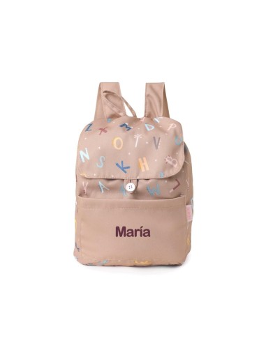 Mochila tela pequeña  Funny Letters