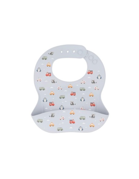 Babero Silicona City Cars