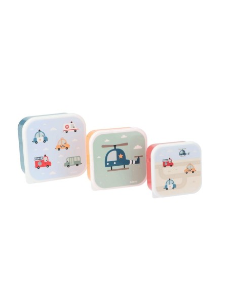 3 Cajas Almuerzo City Cars